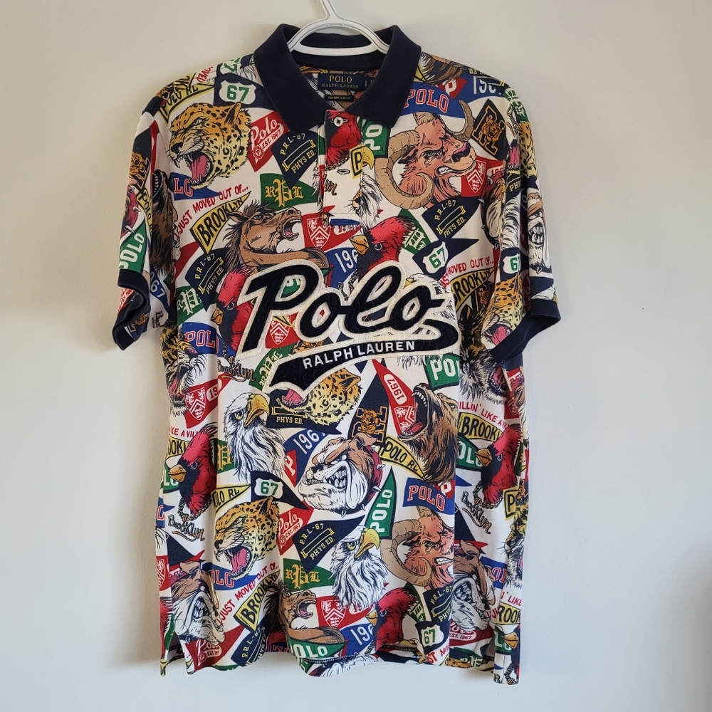 RALPH LAUREN MENS POLO ALL OVER PRINT